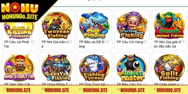 3 phòng bắn cá Nohu90 chuyên nghiệp phù hợp với mọi lứa tuổi